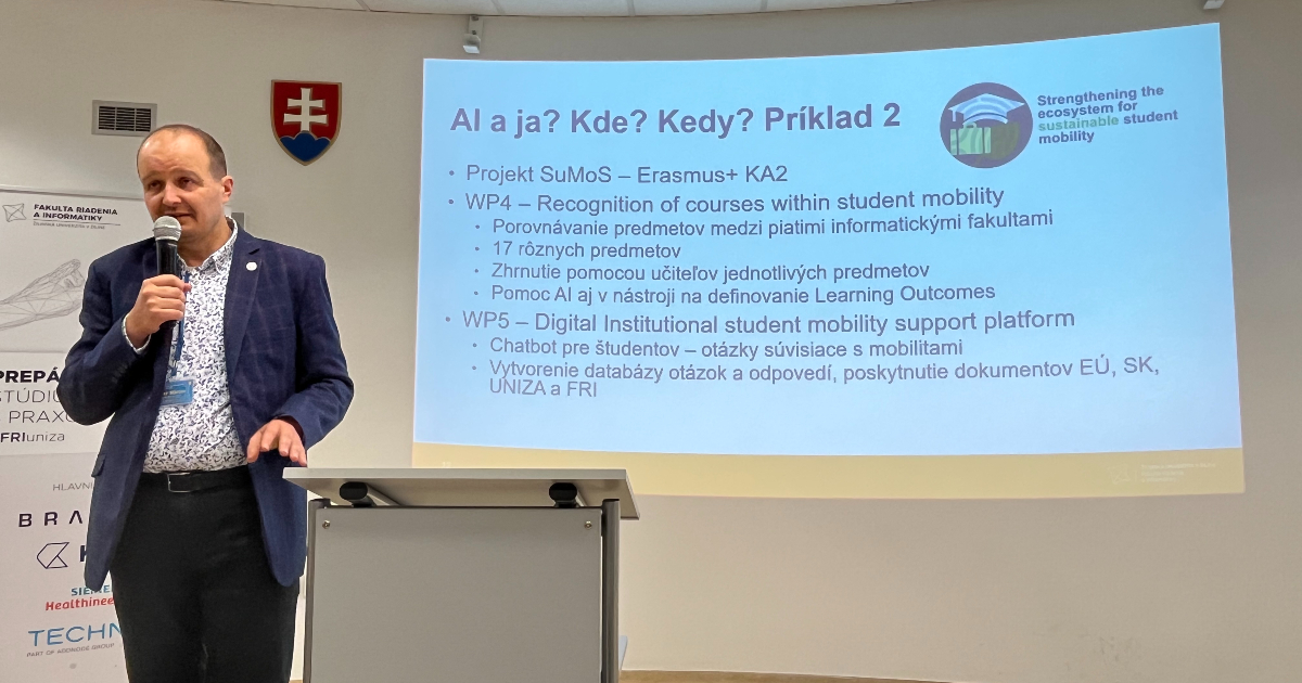 SuMoS @ AI conference UNIZA FRI 